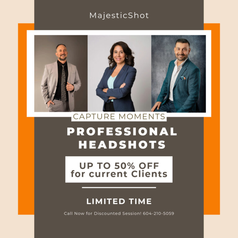 a poster for headshot photography up to 50% discount (1)